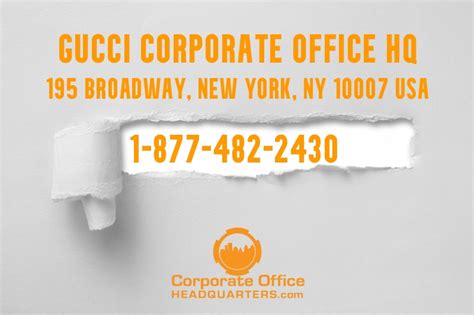 gucci head office contact number.